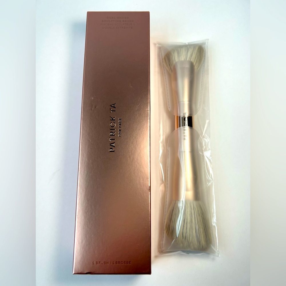 NWT🌷Patrick Ta Duel-Ended Complexion Brush (for Contour #2)
